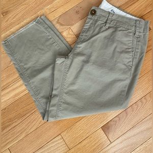 Anthropologie Paper Boy Khaki Capri Pants